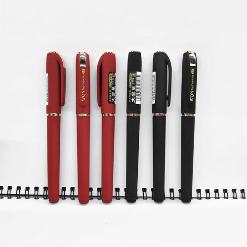 Five Thousand Years W428 Large Capacity Hard Pen Calligraphy 0.7 Black Gel Pen Business Signature Pen Bullet Carbon Pen