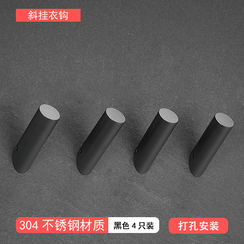 Gancho para ropa de acero inoxidable transfronterizo baño 304 gancho para ropa de acero inoxidable gancho para ropa de hardware detrás de la puerta