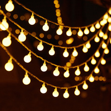 LED小彩灯串摆摊星星灯露营氛围灯串圣诞户外庭院节庆装饰灯电池