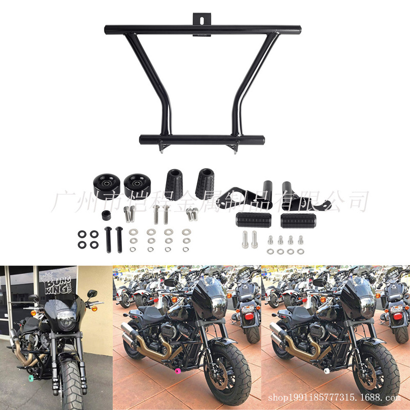 Suitable for Harley Soft Tail Standard FXST Street Bob LowRiderS Crash Bar Bumper 2018-2023
