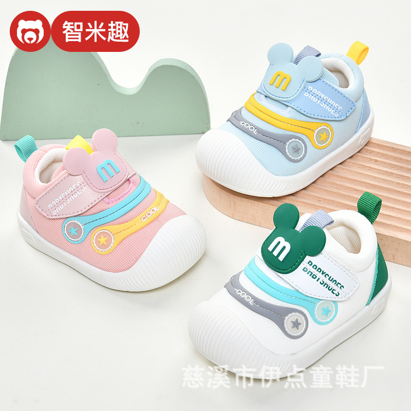 Toddler shoes men's baby shoes spring and autumn 0 1-2 years old baby shoes soft bottom children's shoes infant female baby shoes