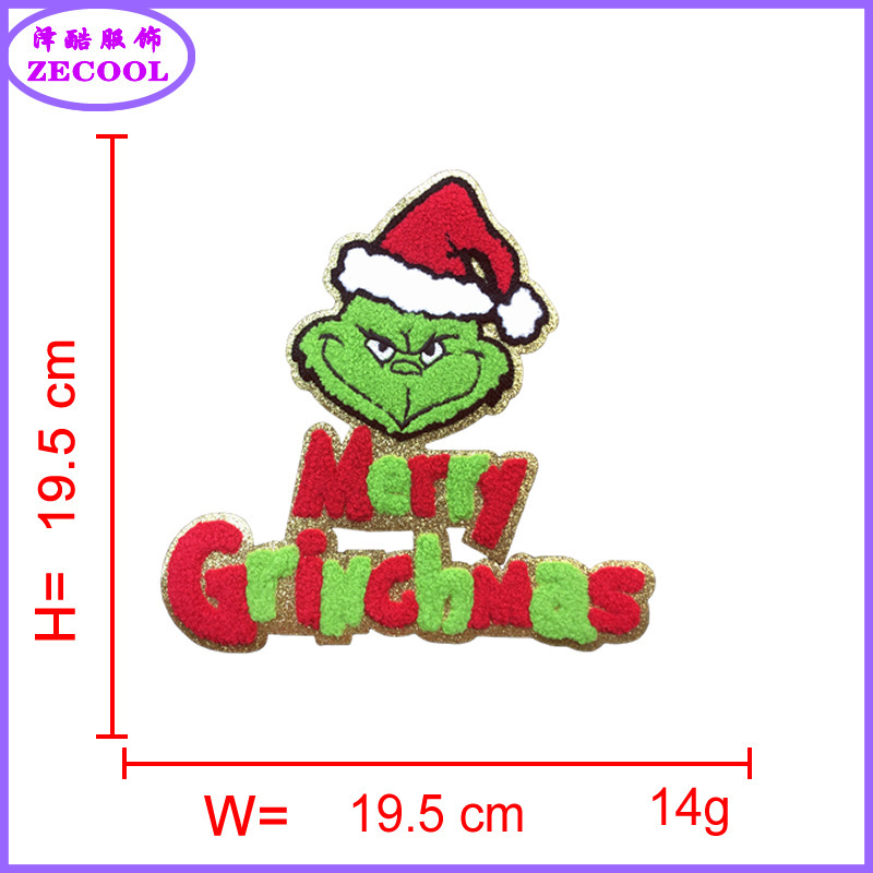 クロスボーダーはクリスマスの怪傑のタオルの刺繍を提供します。|undefined
