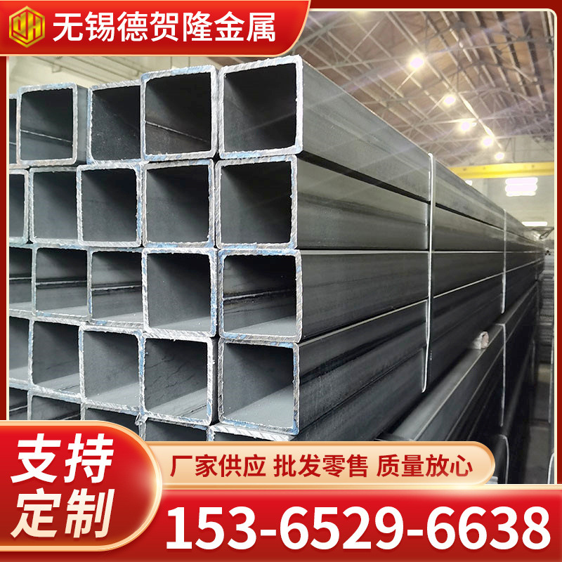 厂家批发 q235b大口径厚壁黑方管 建筑工地方通 钢铁建设方管方型