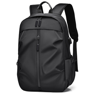 Cross-Border Backpack Men's Casual Large-Capacity Backpack Outdoor Printed Logo Computer Bag Travel Student Cross-Border School Bag
