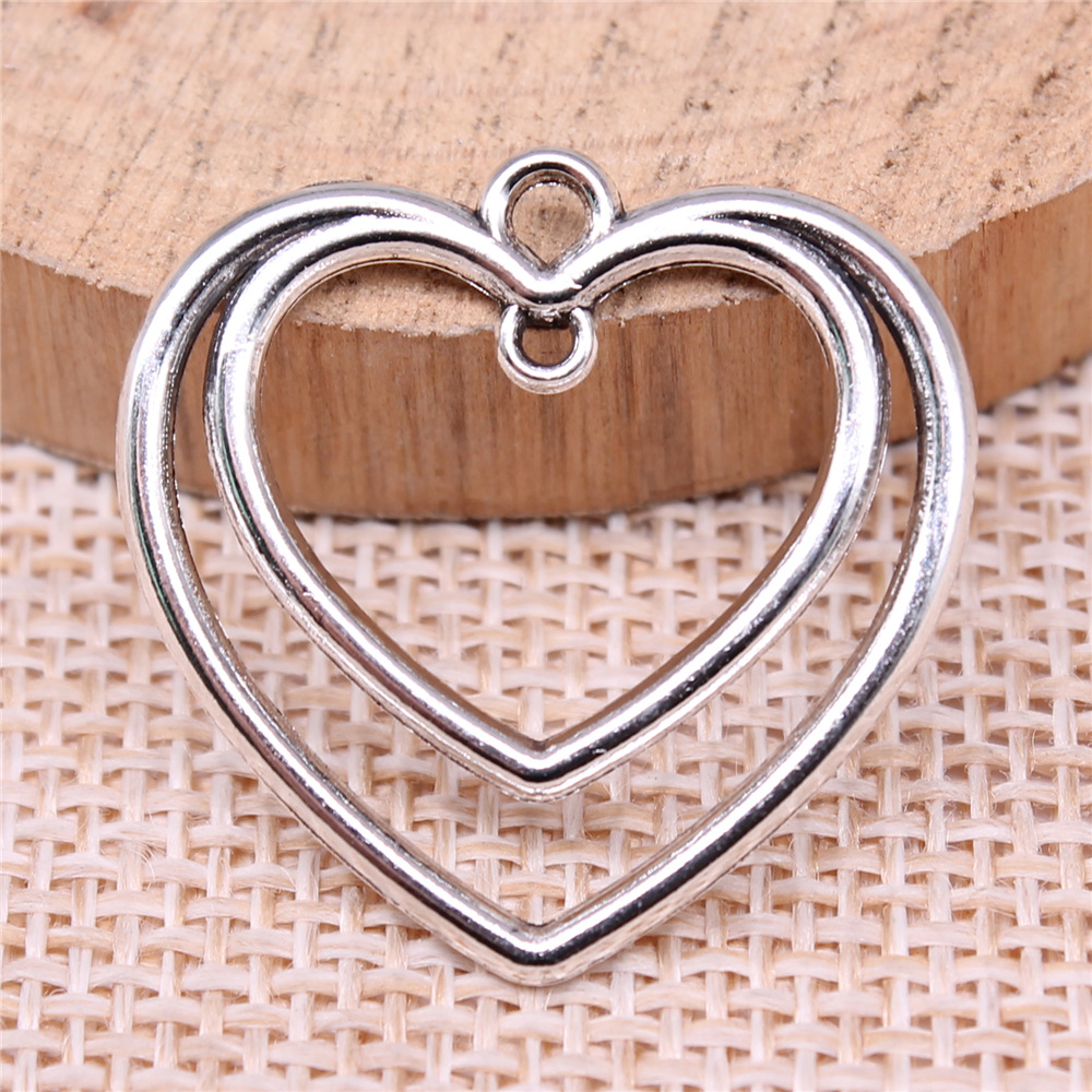 1 Piece Retro Heart Shape Alloy Plating Pendant Jewelry Accessories display picture 1
