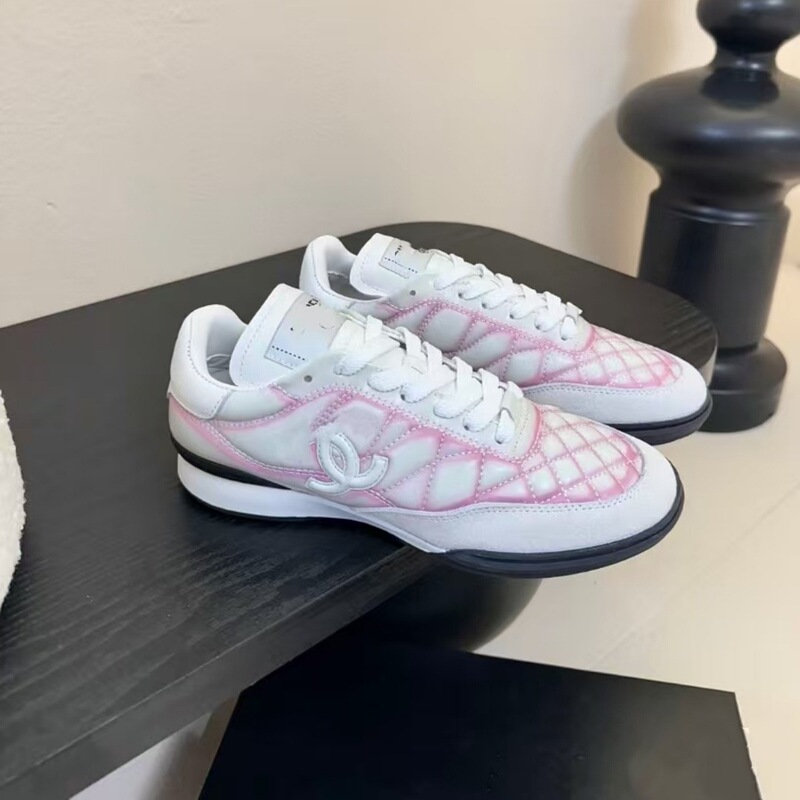 Tweed Style Quilted Sheepskin Sports Retro Tennis Shoes Winter New Candy Color Casual Sports Training Shoes for Women