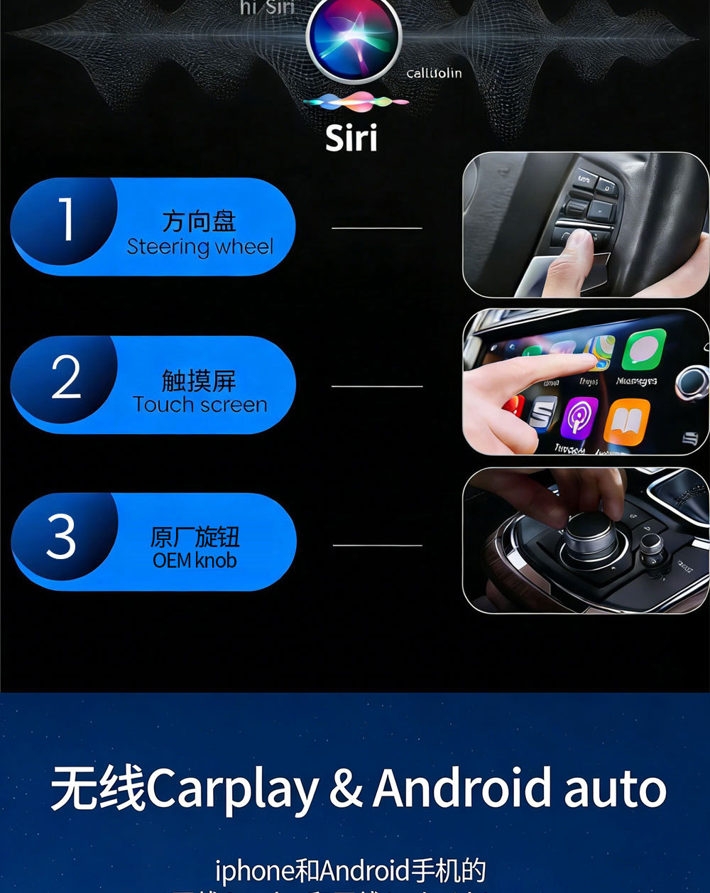 Hot-Selling 2-in-1 Smart Carplay Box Wireless Car-Machine Connectivity Converter Android Autpcarplay Box
