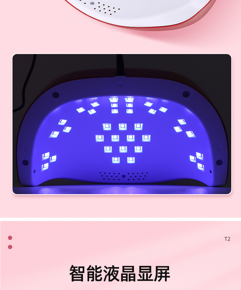 Cross-border new smart sensor nail light therapy machine, with extra wide area for both simultaneous nail dryer and nail adhesive curing lamp