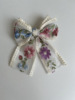 Hairgrip with bow, hairpins, hair accessory, crab pin, with embroidery, internet celebrity