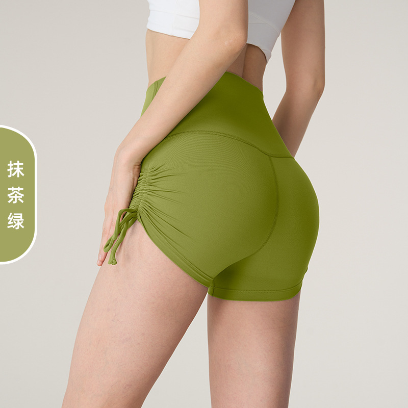 Nufレカ裸感ヨガパンツしわ引きフィットネスパンツ気まずい線運動は蜜桃パンツに乗る|undefined