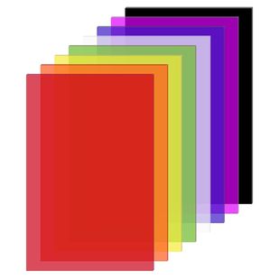 Acrylic translucent color casting board for DIY crafts painting photo frame glass counter decoration
