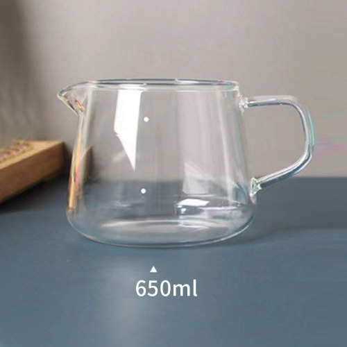 Household Coffee Sharing Pot, Ice Drip Pot, Thickened Design for Wholesale Brewing—Stylish American-Style High-Borosilicate Heat-Resistant Glass Pour-Over Coffee Maker