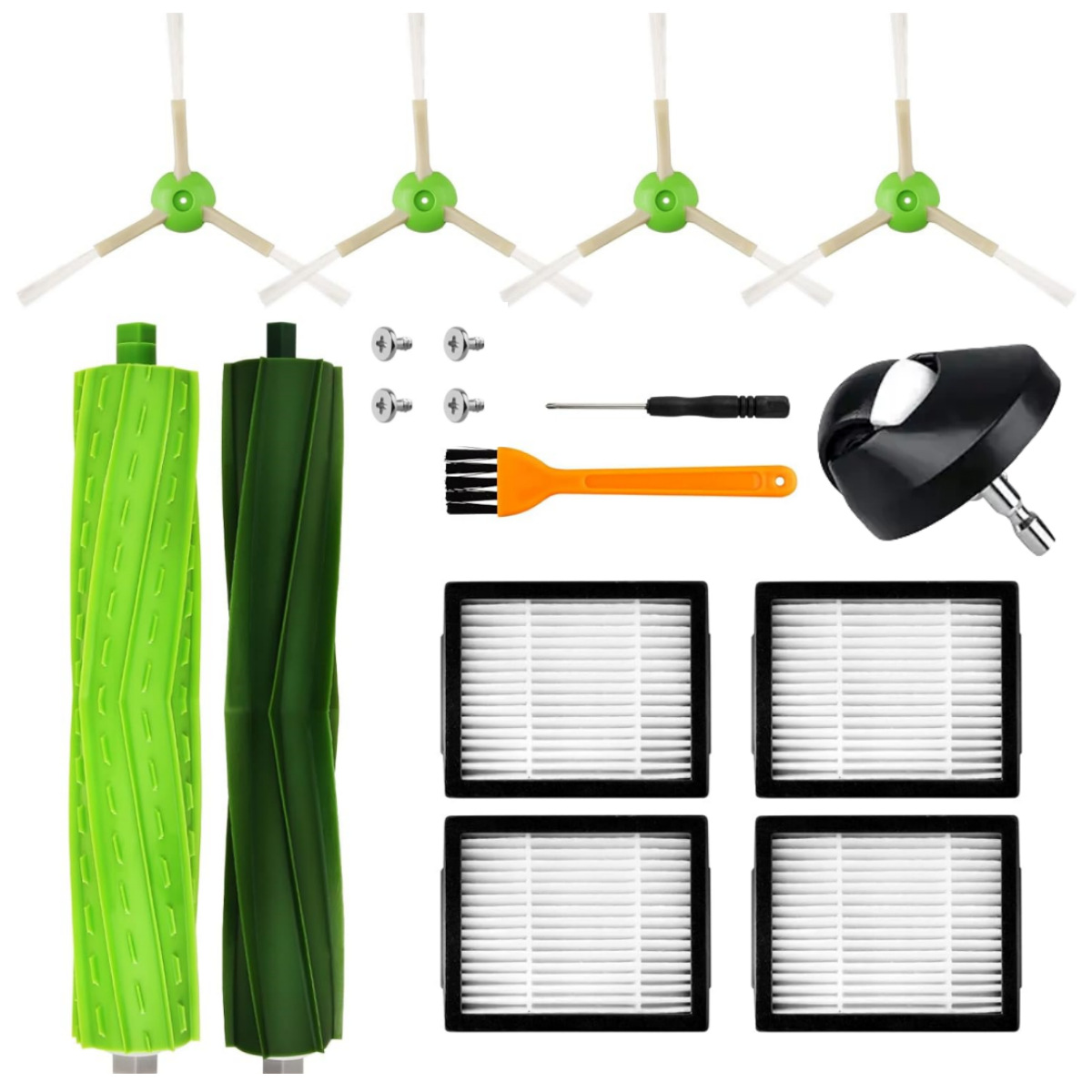 Aplicable a i7 i7 i7 + E5 E6 serie barredora accesorios cepillo principal lado filtro pantalla traje