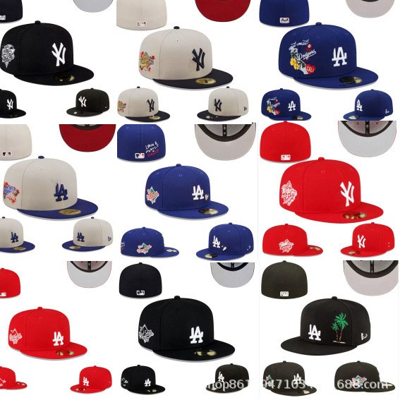 2024 New Baseball Cap Dodge Foreign Trade Explosions Quality Sunshade Non-adjustable Closed plus size Size Hat