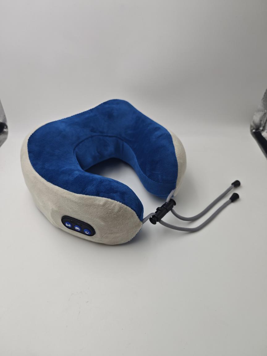Masaje para el hogar Almohada en forma de U Memoria de algodón Coche portátil de viaje Masajeador de cuello cervical eléctrico Almohada de masaje en forma de U image 30