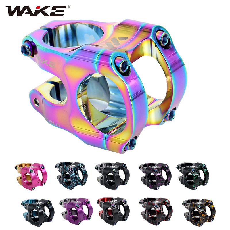 Wake Mountain Bike Riser Bicycle Cnc Aluminum Alloy High Strength Downhill Ultra-Light Cut Out 31.8*35 Short Stem Wake Mountain Bike Riser Bicycle Cnc Aluminum Alloy High Strength Downhill Ultra-Light Cut Out 31.8*35 Short Stem