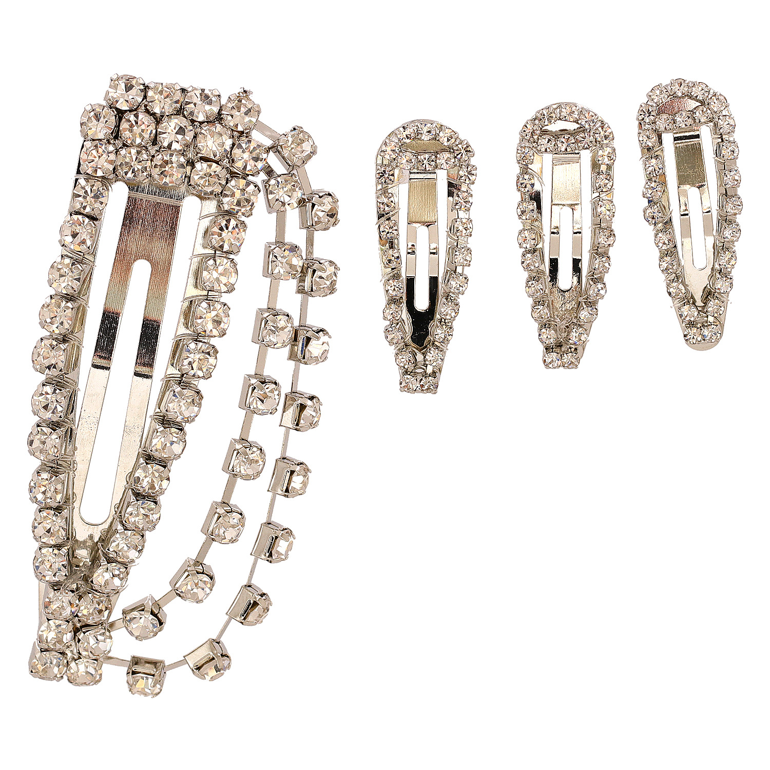 Fashion Diamond Hairpin Three-piece Set display picture 5