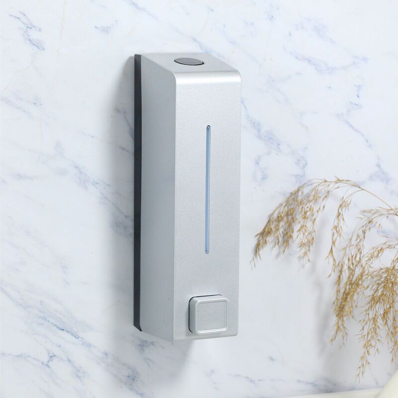 ABS樹脂製600ml手動式ソープディスペンサー壁掛け式ホテル用ハンドソープディスペンサー|undefined