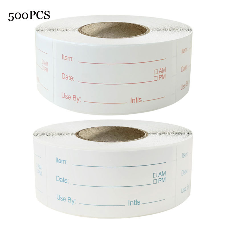 English Stickers for Home Kitchen Food, Roll-Packed Sticky Notes, Date Marking, Classification Roll-Packed Stickers, Self-Adhesive Labels English Stickers for Home Kitchen Food, Roll-Packed Sticky Notes, Date Marking, Classification Roll-Packed Stickers, Self-Adhesive Labels