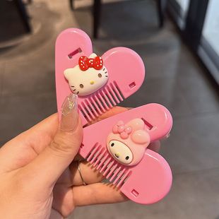Double-Sided Heart-Shaped Bangs Trimmer, Hair Thinning Tool, Comb for Children and Adults, Portable Thinning Tool