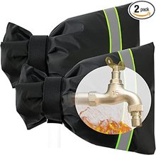 亚马逊绿色反光条水龙头防结冰套户外保温套防冻保暖套防尘套