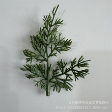 仿真植物仿真松柏叶 软胶柏叶 圣诞藤条圣诞花环圣诞工艺品PE叶