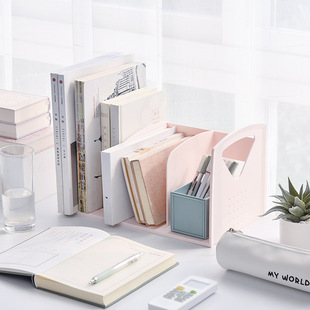 Bookend Student Desktop Storage Ins Office Desk Stationery Storage Rack Table Book Organizer Bookshelf Shinayou
