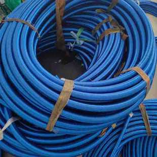 External Braided Blue Wire High Voltage Hose Xinze Anti-Acid and Alkali Anti-aging Blue Braided Heat Transfer Oil Hose