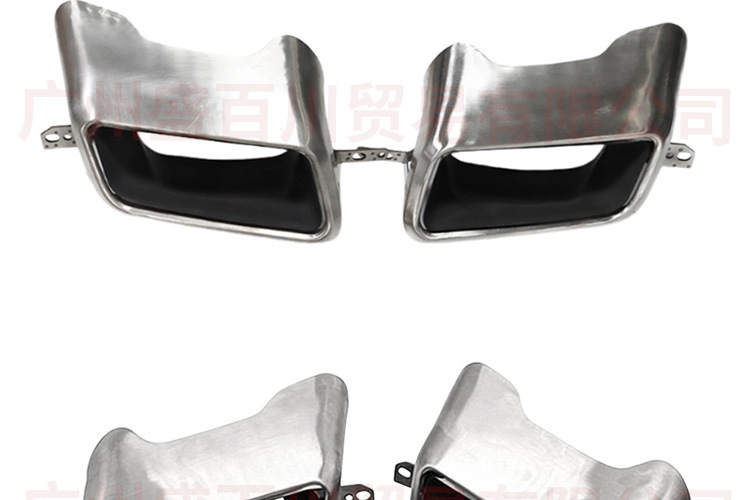 Suitable for 14-17 Land Rover Range Rover Sport Edition low-end exhaust pipe modification 20 square stainless steel tail throat
