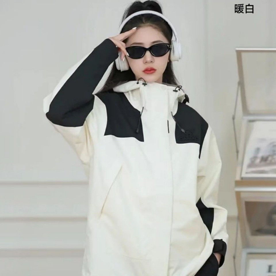 Chaqueta universal tres en uno impermeable y transpirable para exteriores, escalada y carrera, chaqueta con capucha, camping, a prueba de viento, secado rápido