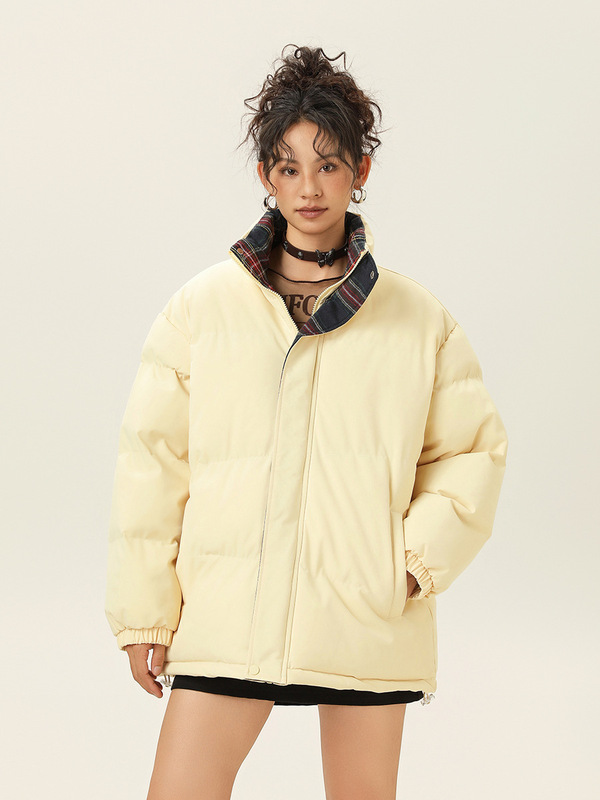 跨境专供冬季棉衣男防泼水新款保暖立领棉服女加厚小众面包服批发|undefined