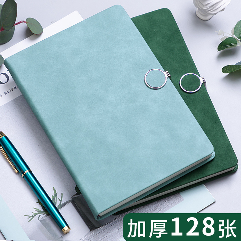 A5ノートはシンプルな大学生の日記の手帳を厚くして、シンプルなins風の硬い皮のネットの赤い少女の心の文を作ります。|undefined