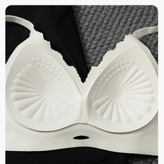 女性用シームレスソフトサポート下着、女性用ゼリーストリッププッシュアップブラ、プルアップブラ、露出防止、たるみ防止ブラ、通気性