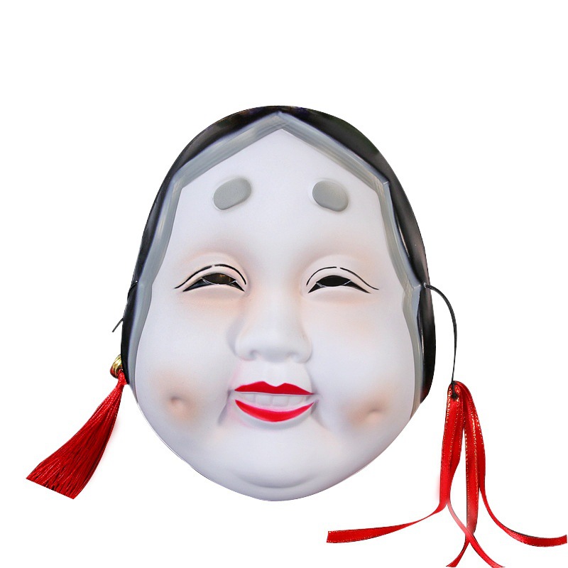 Máscara facial Neng Sun Jiro drama japonés apoyos rendimiento Ghost Head Red Prajna Sky Dog máscara de rendimiento femenino feo