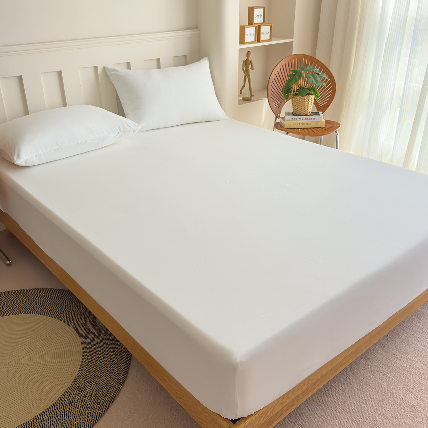 Cross-border engrosamiento cama abrasiva cama cama cama cama cubierta de lavado al por mayor estera cubierta protectora Memons pintura caliente personalizada fábrica de fuente image 12
