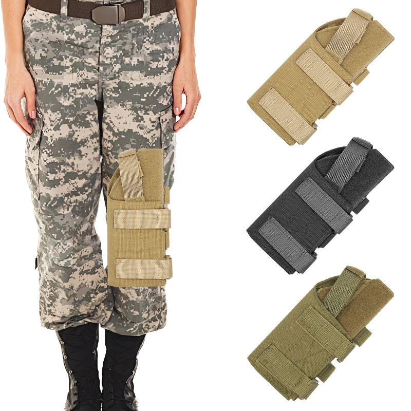 Cross-border MOLLE outdoor tactical leg quick pull gun holster CS…