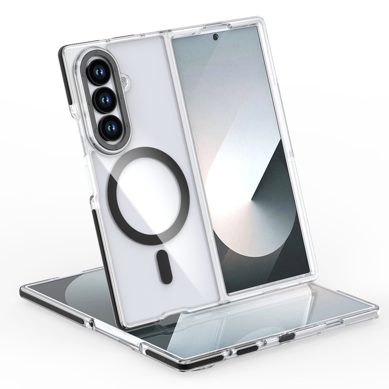 跨境适用三星Z Fold7折叠透明磁吸手机壳GalaxyZ Flip7防摔保护套|undefined