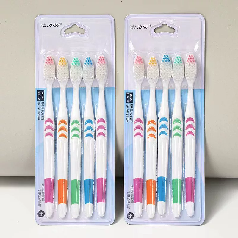 Пять зубных щеток Мягкая шерсть Доступная домашняя упаковка 5 более доступная заводская доставка подходит для деловых подарков