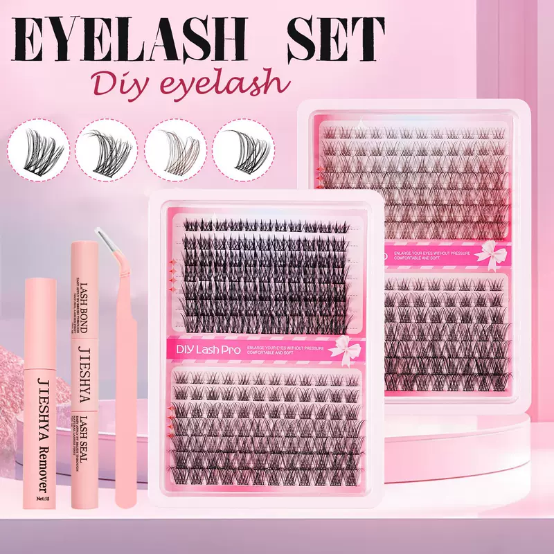 DIY lash cluster ресницы европейские и американские 18 мм кластерные ресницы