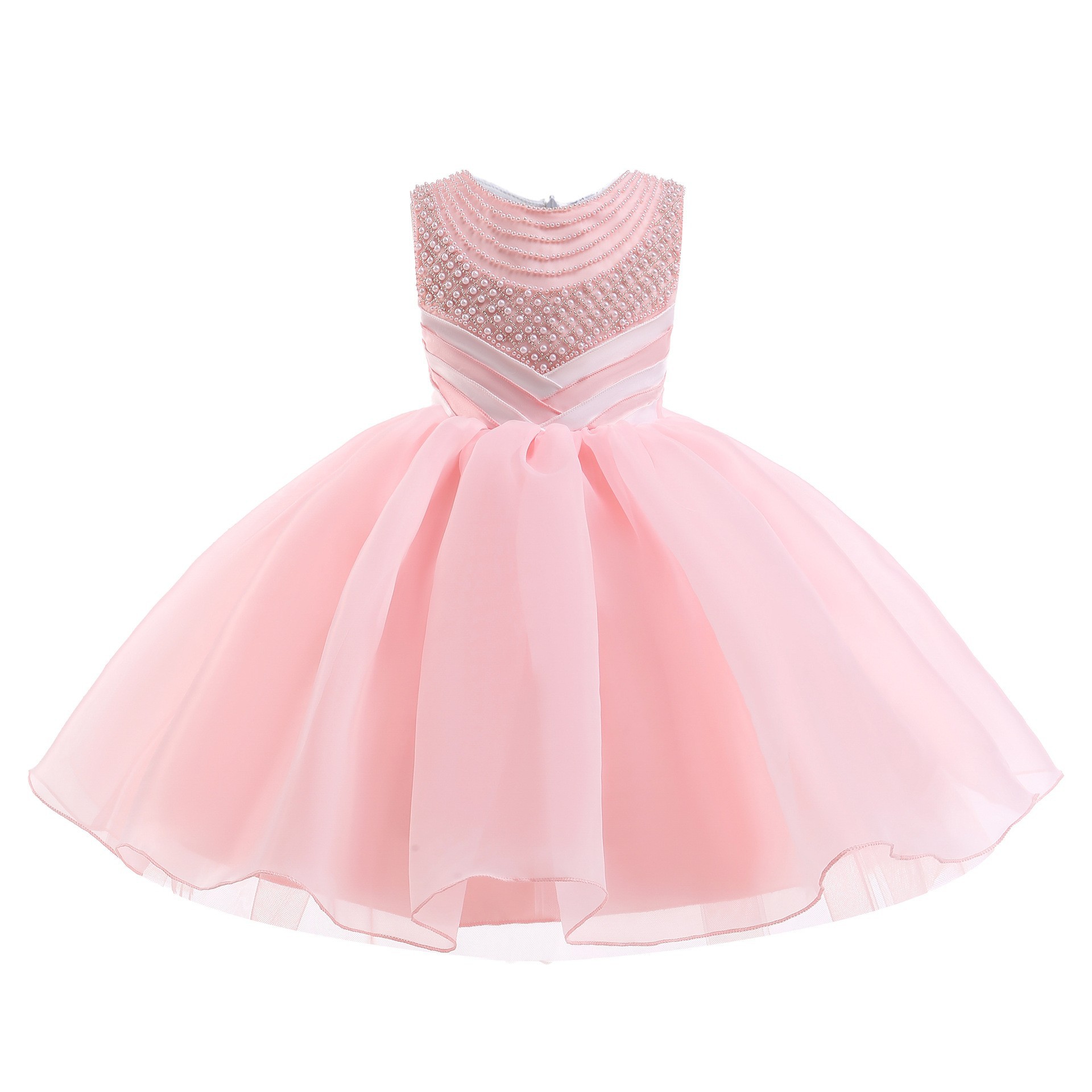 Vestido infantil, vestido de niña para actuación de piano del 1 de junio, vestido de niña de las flores para boda, vestido abullonado, estilo europeo y americano