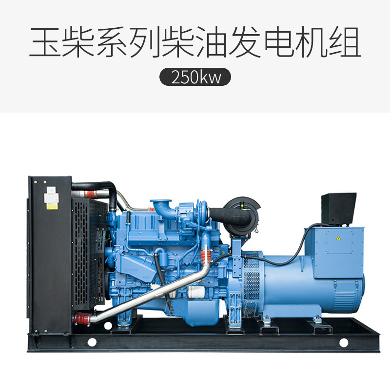 甘孜阿坝广西玉柴系列250kw柴油发电机组大型250千瓦全铜发电机组