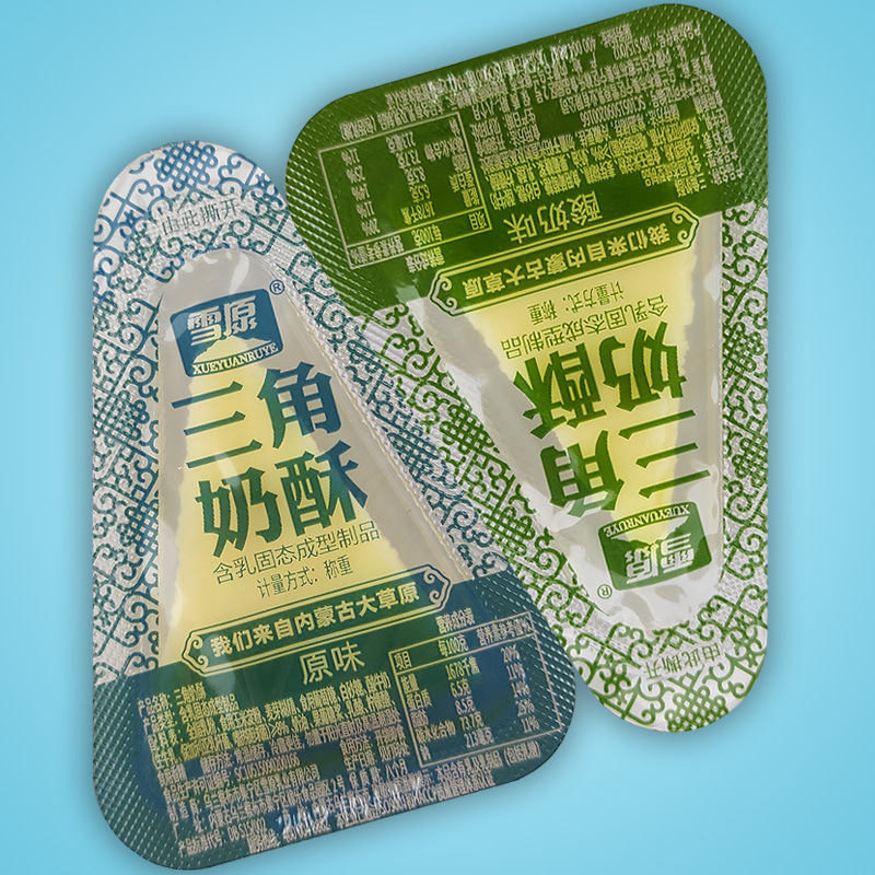 雪原三角奶酥内蒙古特产儿童小吃零食固奶油奶酪块乳制品厂家批发