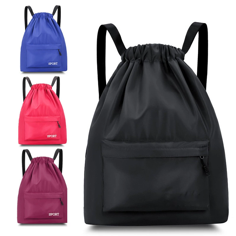 Легкий спортивный рюкзак-мешок на шнурке для тренировок по баскетболу, марафонов и фитнеса, сумка для хранения спортивных принадлежностей