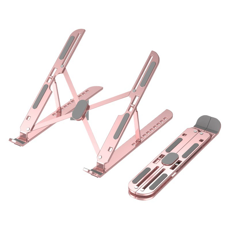 Новая регулируемая подставка для ноутбука из алюминиевого сплава с функцией отвода тепла, высокой несущей способностью, легкая и портативная настольная подставка для компьютеров.