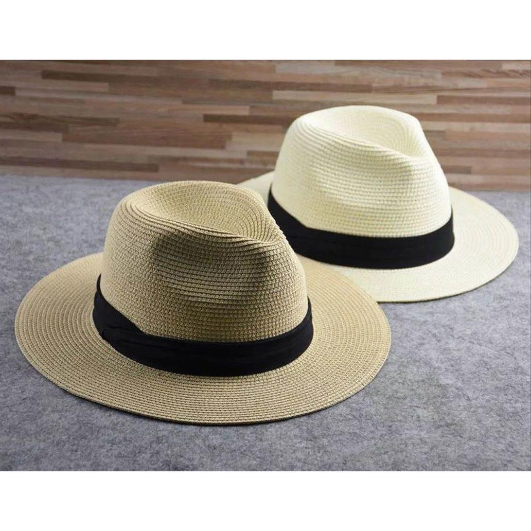 Over Size Straw Paper Sun Hat for Men Big Head Panama Hats