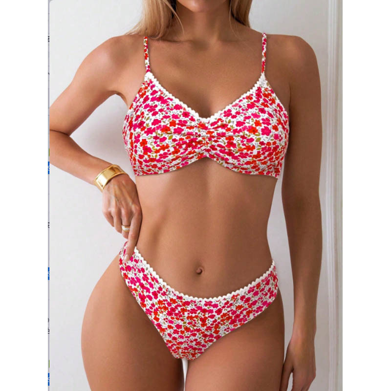 Amazon AliExpress transfronterizo Europa y Estados Unidos una variedad de trajes de baño divididos bikini de mujer trajes de baño de spa de playa