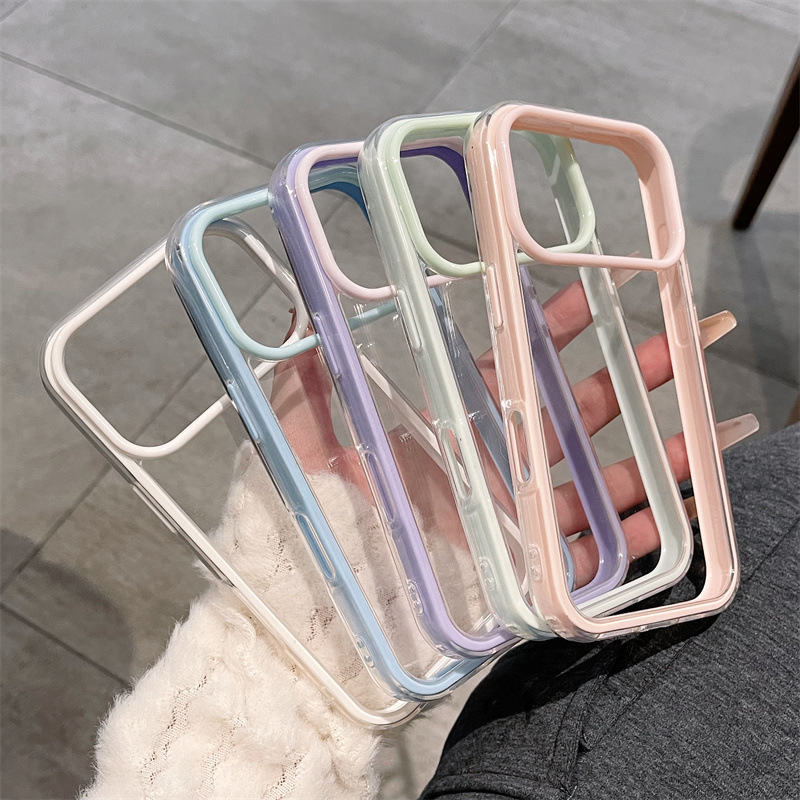 New Grooved iPhone 18 Pro Max Epoxy 17 Phone Case 16 Compatible with Apple 15 High-Transparency 14 Soft Edge Simple Design New Grooved iPhone 18 Pro Max Epoxy 17 Phone Case 16 Compatible with Apple 15 High-Transparency 14 Soft Edge Simple Design