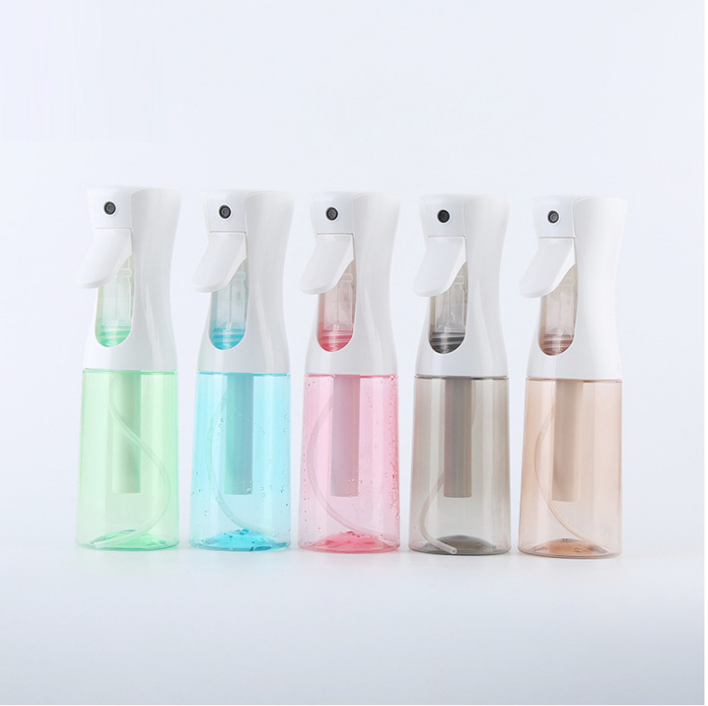 En stock niebla fina de alta presión botella de pulverización continua desinfección de alcohol regadera peluquería jardinería Maquillaje Hidratante sub-botella
