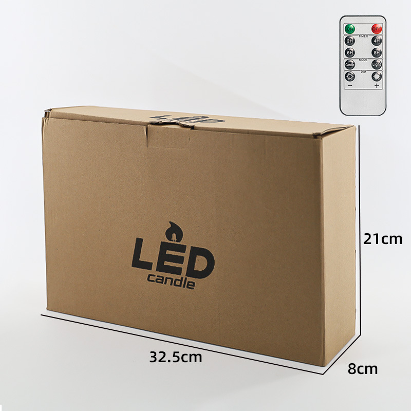 Vela electrónica led cera de parafina brillante hotel KTV control remoto luz de vela sin humo luz de ambiente de boda de cumpleaños