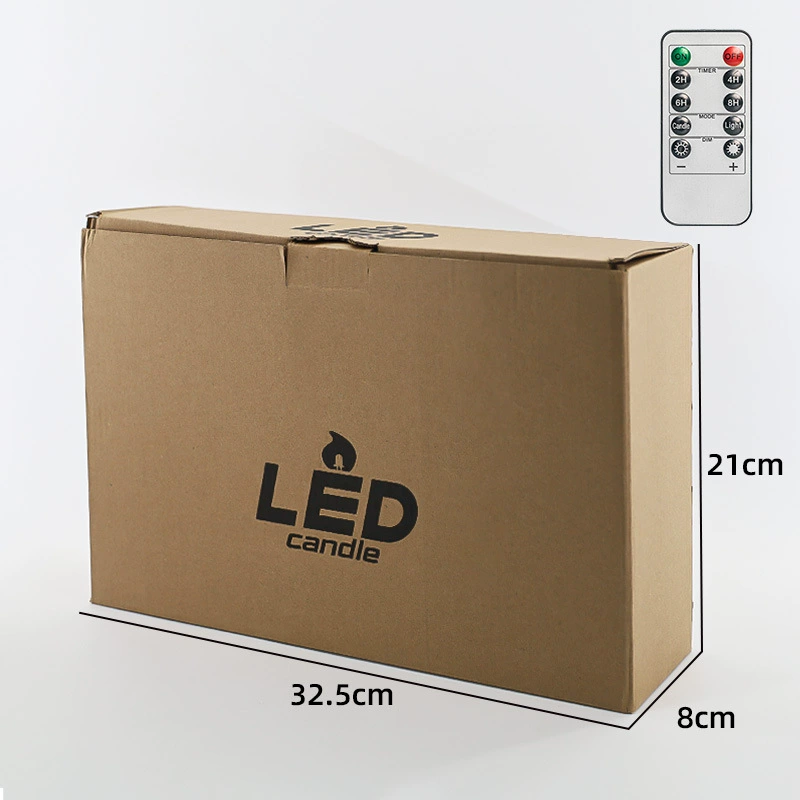 LED электронная свеча, освещение для отеля, ПП корпус, батарейное питание, различные размеры